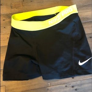 Nike Pro dry fit shorts. Size small.